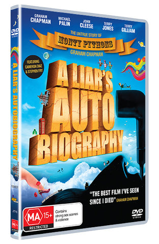 A Liar's Autobiography 3-D BLU RAY- Monty Python's Graham Chapman's untrue story